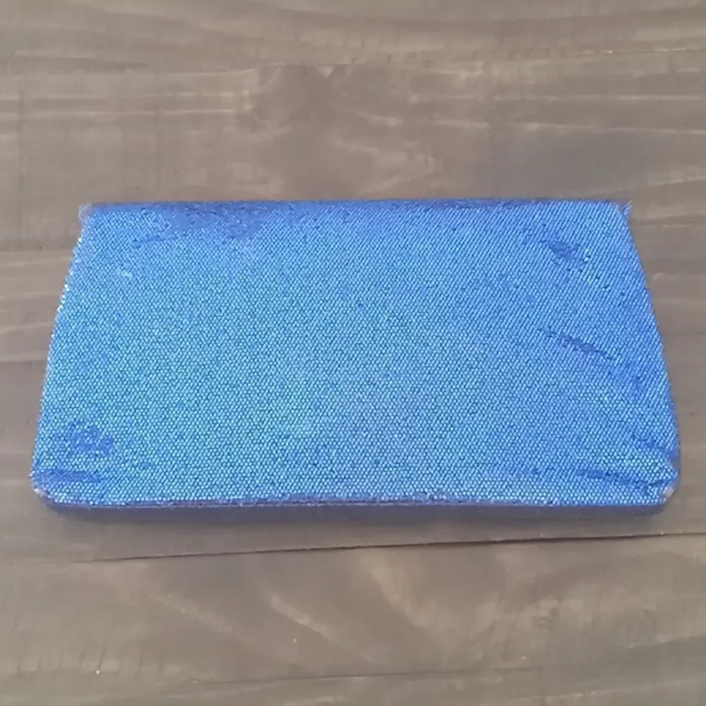 Armani Exchange  blue  glitter clutch